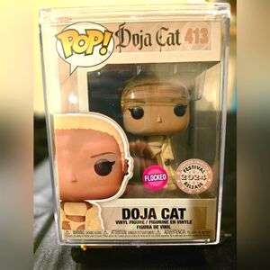 New Funko Pop Doja Cat 413 FLOCKED Limited Edition Festival